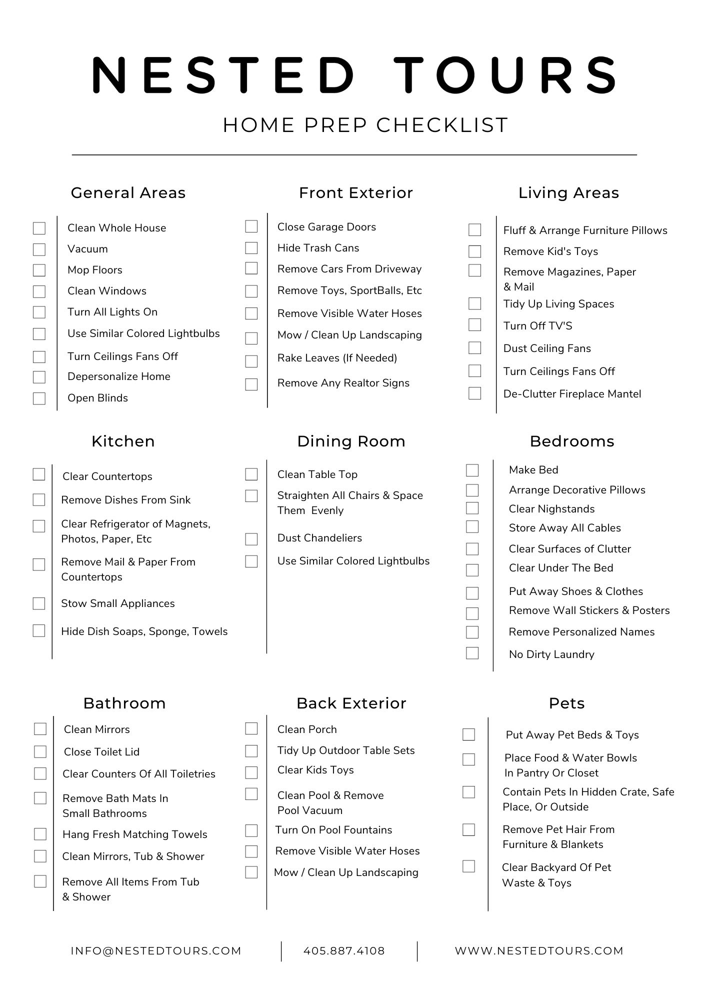 Preparing For Real Estate Photography | Nested Tours